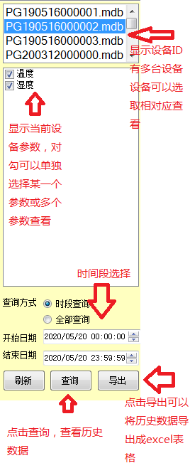 查看历史数据